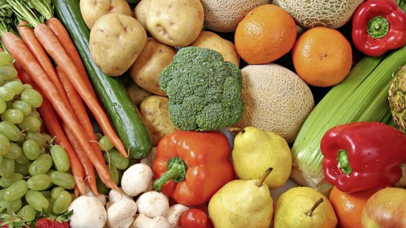 A survey has found most adults in Northern Ireland eat three or fewer portions of fruit and vegetables a day 