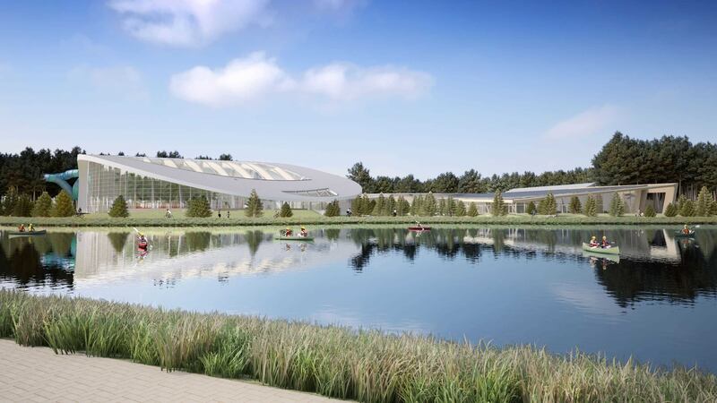 An artist's impression of the proposed Center Parcs resort in County Longford&nbsp;