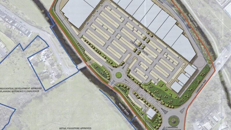 How the proposed retail park in Newry could look 