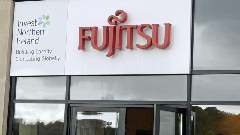The Fujitsu offices at Timber Quay in Derry.Members of trade union Unite will today stage a walkout in response to possible job cuts at the Derry and Belfast office 
