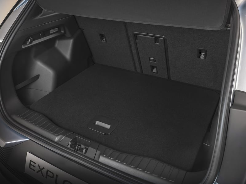 The Ford Explorer's boot capacity is 450 litres, growing to 1,400 litres when the seats are folded