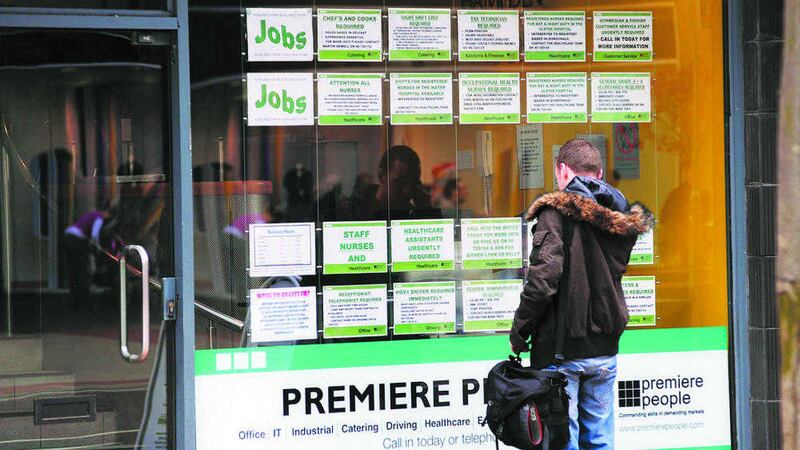 The north&#39;s jobless total was down by 1,000 in October 