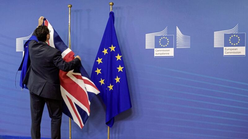 A &quot;chaotic Brexit&quot; could result in &quot;serious political and economic implications&quot; for the north, a report finds. Picture by Geert Vanden Wijngaert, Associated Press 