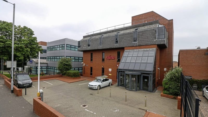 Fujitsu&#39;s former headquarters on the Holywood Road, Belfast. 