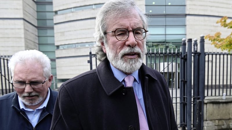 Gerry Adams has denied ordering the murder and disappearance of Jean McConville. Picture by Colm Lenaghan/Pacemaker Press. 