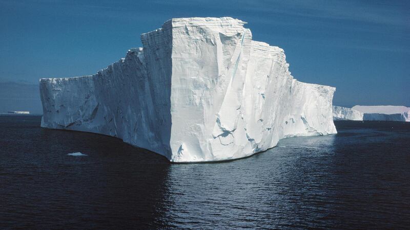 A typical tabular iceberg in Antarctica (C Gilbert/PA)