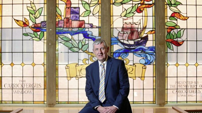 A series of votes by the Presbyterian Church&#39;s General Assembly yesterday mean its moderator, the Rev Dr Charles McMullen, can officially meet the Pope but not his counterpart in the Church of Scotland. Picture by Mal McCann 
