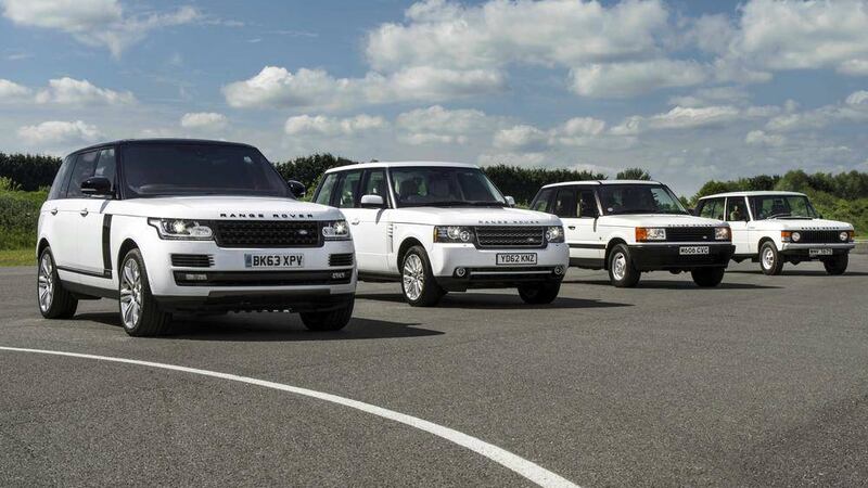 The four generations of the Range Rover, the definitive luxury off-roader for 45 years 