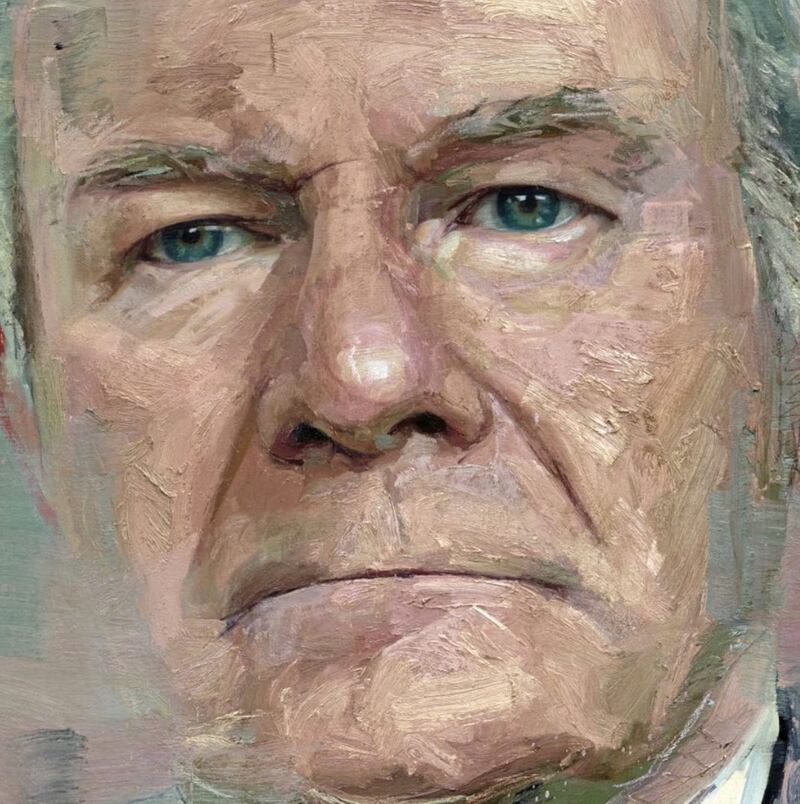 A new portrait of Martin McGuinness by Belfast artist Colin Davidson 