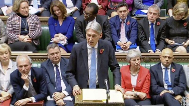 Chancellor of the Exchequer Philip Hammond making his Budget statement to MPs last month 