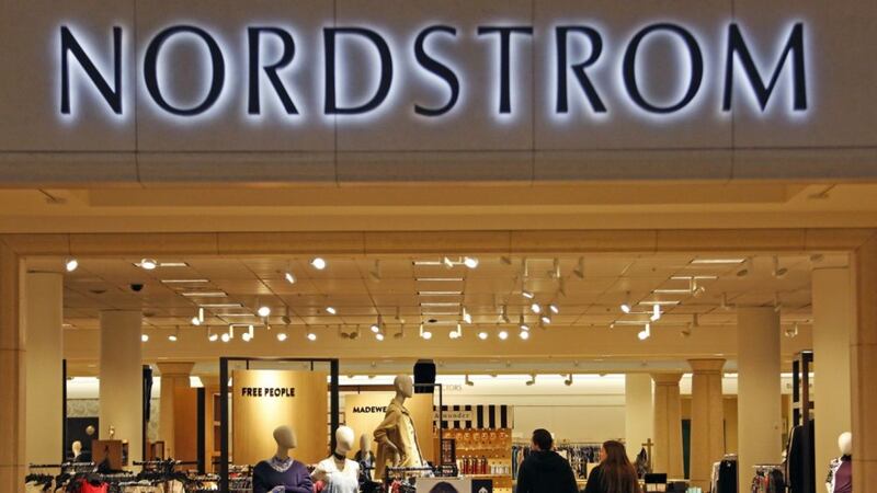 People are shopping at Nordstrom in one of the more bizarre anti-Trump protests