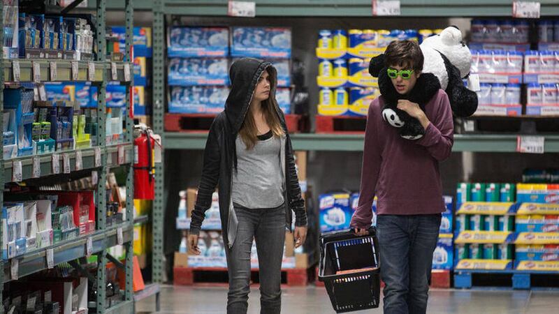 Nat Wolff and Cara Delevingne in Paper Towns 