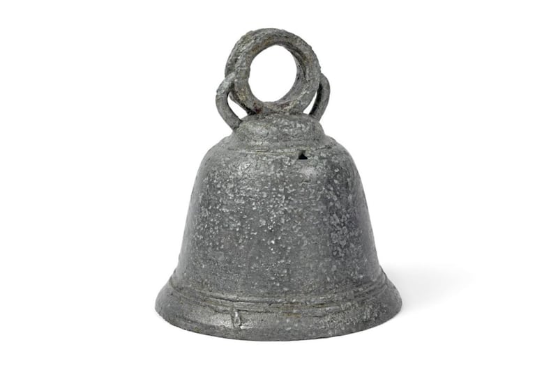 A bell from the Glendalough: Power, Prayer and Pilgrimage exhibition at the National Museum of Dublin 