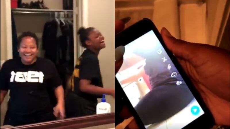 When Janaya Underwood’s mum saw the hilarious video her daughter made she knew she had to try it for herself.