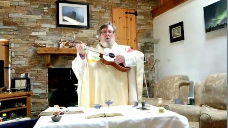 Father Pat Ward, from Co Donegal, drew over 2,000 viewers for his livestreamed masses during lockdown.
