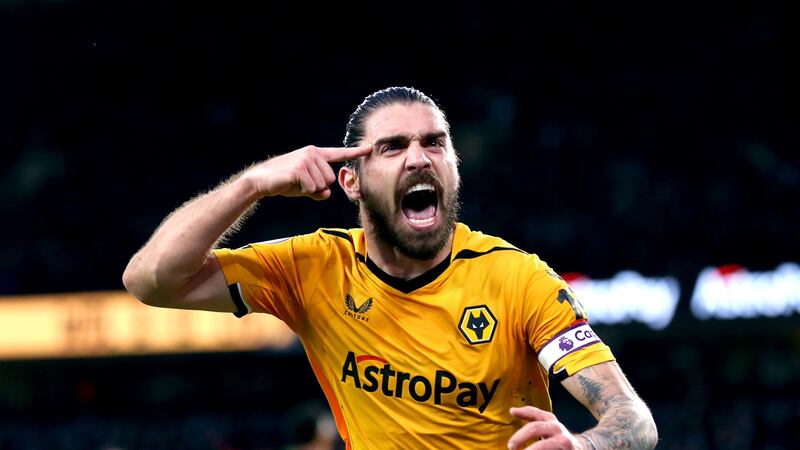 Ruben Neves was Wolves captain before making his move to Saudi Arabia (Barrington Coombs/PA)