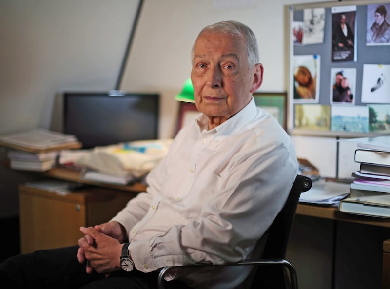 Frank Field in his Westminster office