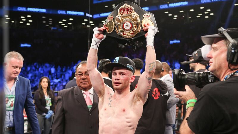 Carl Frampton is the first Northern Irishman to win&nbsp;win world titles in two weight divisions