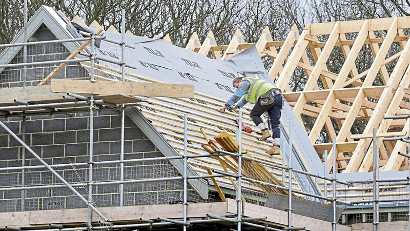 Just 2,879 new-build homes were registered to be constructed across Northern Ireland last year - down 38 per cent on the previous year - according to warranty provider NHBC 