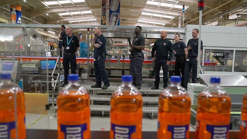 The dispute centres on the AG Barr production and distribution centre in Cumbernauld, North Lanarkshire (Andrew Milligan/PA)