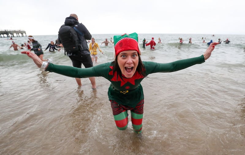 Christmas Day swim – Bournemouth