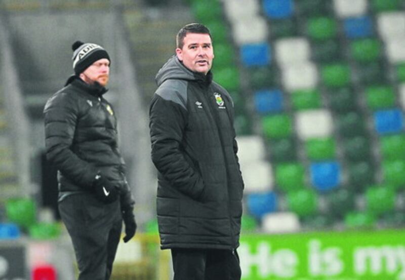 Linfield manager David Healy has weathered some difficult periods from the club this season to guide his side to the top of the Sport Direct Premiership