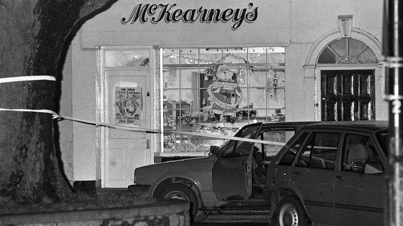 PacemakerPress Belfast Archive
The scene of the of the murder of On 3 January 1992 Kevin McKearney, who was 32 years old, and his uncle John McKearney, who was 69 years old, were shot while working in the family butchers shop in the Moy, Dungannon. Kevin McKearney died from his injuries on 3 January 1992 while Jack McKearney died from his injuries on 4 April 1992.