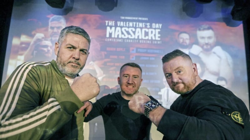 The Valentine&#39;s Day Massacre Comedian&#39;s Charity Boxing Event will raise money for PIPS, Suicide Prevention in Ireland. Picture by Hugh Russell 