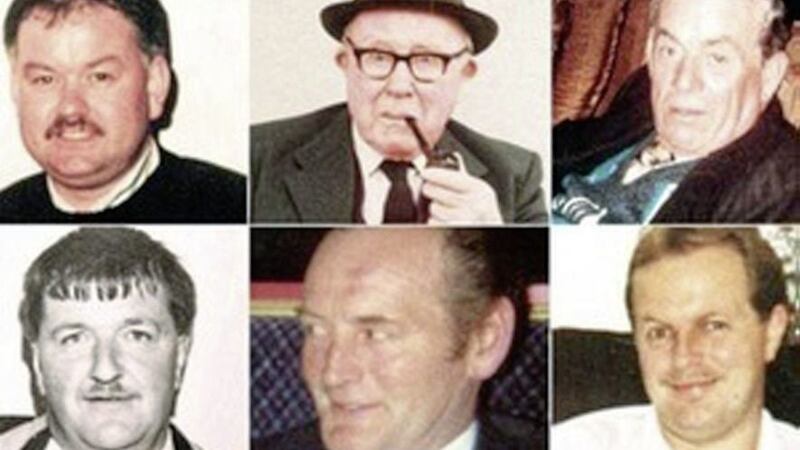 &nbsp;The six victims of the UVF attack in Loughinisland