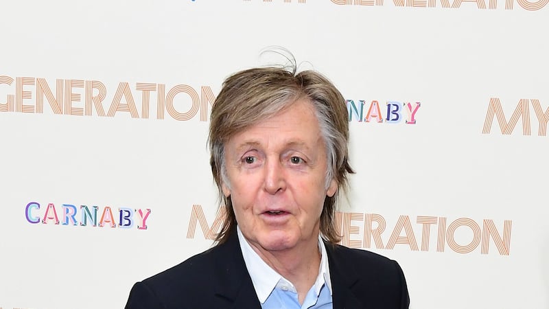 The former Beatle was spotted at the city’s Rockefeller Centre.