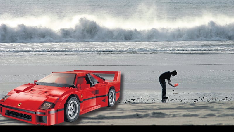 There are worse things in life than building a Lego Farrari in Dunfanaghy