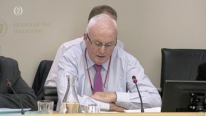 Nama's Frank Daly at a previous meeting of the public accounts committee in Dublin&nbsp;