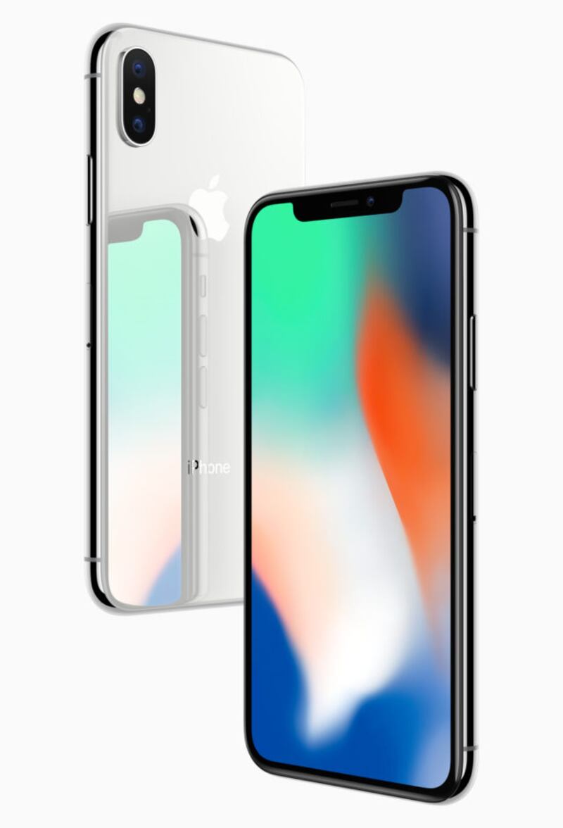 Undated handout photo issued by Apple of the new iPhone X, which is the most expensive phone the tech giant has ever made.