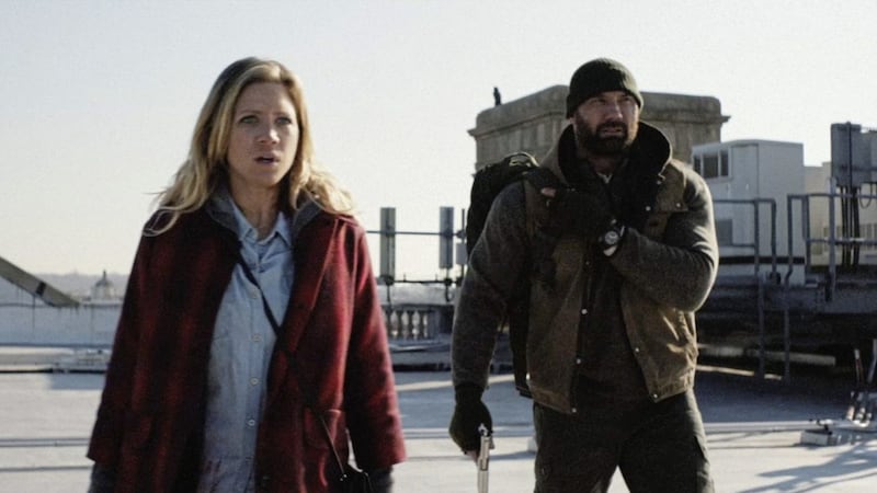 Brittany Snow and Dave Bautista battle US insurgents in Bushwick 