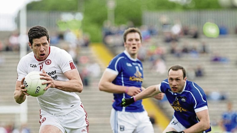 Sean Cavanagh, pictured in action against Cavan in last year's Ulster SFC, wishes Mattie McGleenan well as long as it's not at the expense of Tyrone