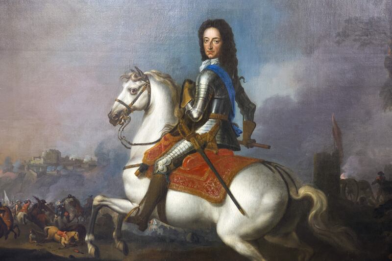 A seventeenth century oil portrait of King William III which is set to go under the hammer in Belfast next week.