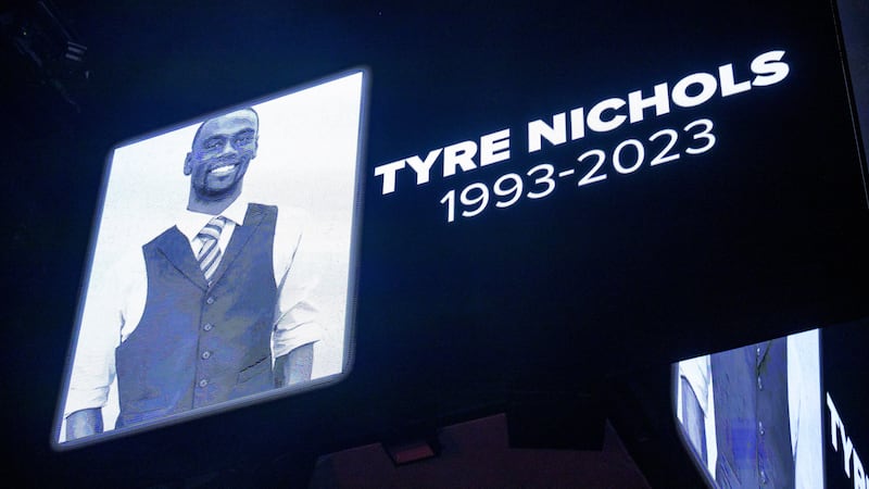 Tyre Nichols was allegedly beaten by five police officers after a traffic stop (AP Photo/Matthew Hinton, File)