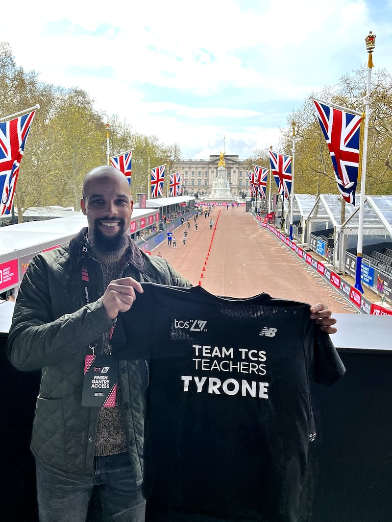 Tyrone West will be running his second TCS London Marathon as part of Team TCS Teachers
