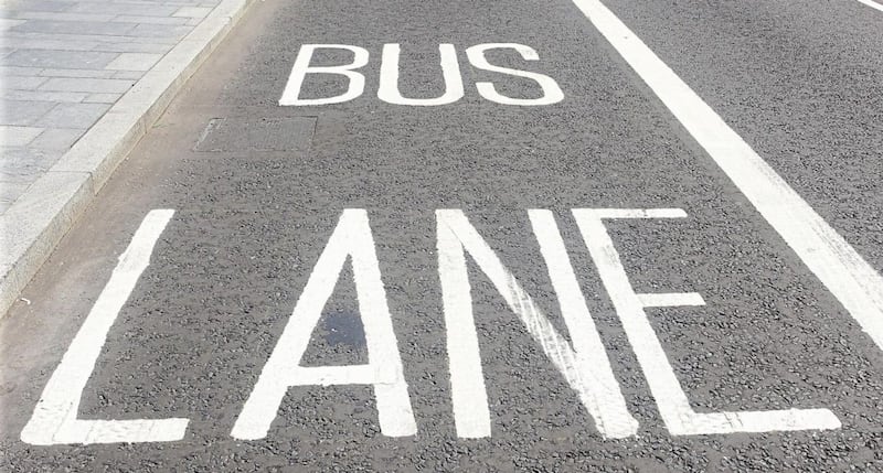 More than 40 drivers were caught using the new 12-hour bus lanes in the first week of their operation. Picture by Mal McCann 