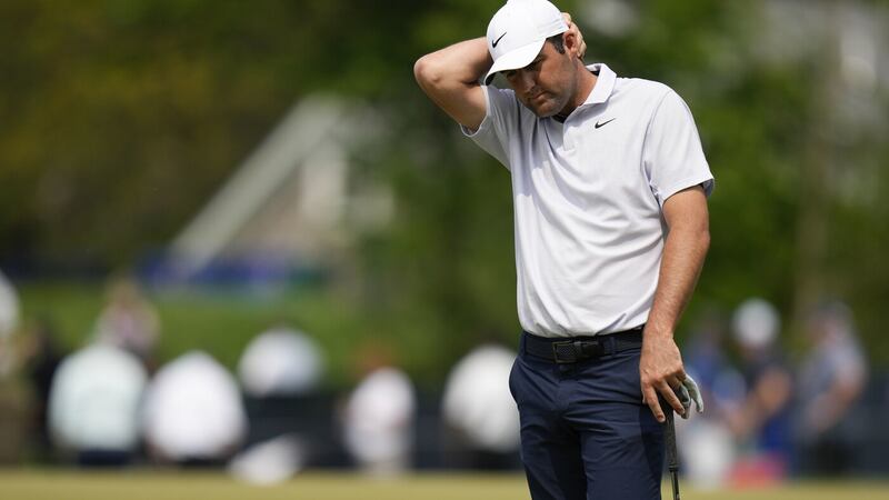As well as winning the Players Championship and defending his title in the WM Phoenix Open in 2023, Scottie Scheffler has finished runner-up in the US PGA Championship and third in the Memorial Tournament, despite struggling badly on the greens. Picture by AP