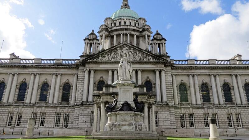 Belfast City Hall will not take part in a UK-wide lighting up of civic buildings tomorrow to mark Northern Ireland's centenary