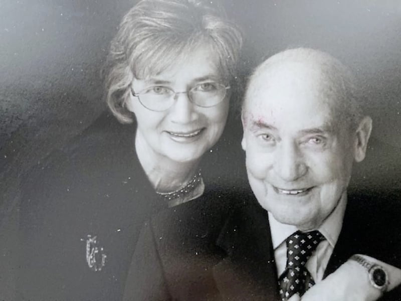Antoin Rodgers with his wife Br&iacute;d