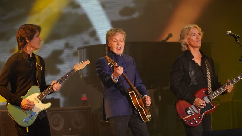 Sir Paul, who has just turned 80, rocked the crowd for more than two hours on Saturday night.