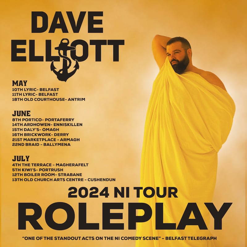 Poster for Dave Elliott's Roleplay tour
