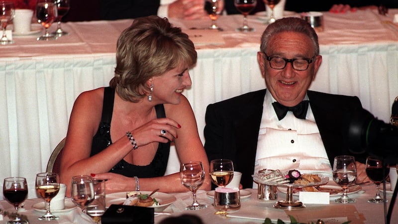Former US secretary of state Henry Kissinger dined with the Princess of Wales (John Stillwell/PA)