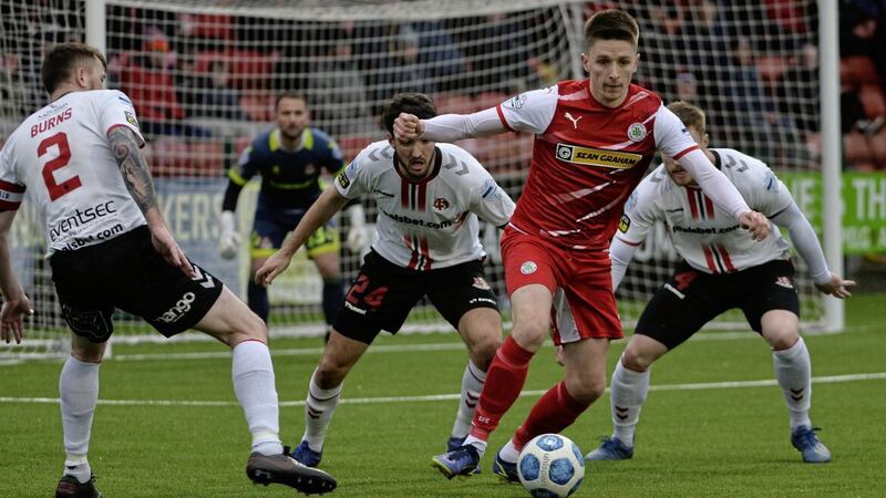Ryan Curran found the net in Cliftonville&#39;s first three games 
