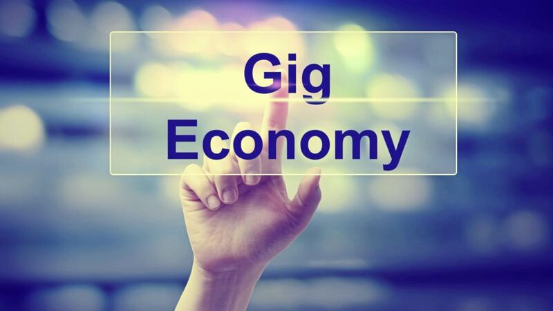 The gig economy is a labour market characterised by the prevalence of short-term contracts or freelance work as opposed to permanent jobs 