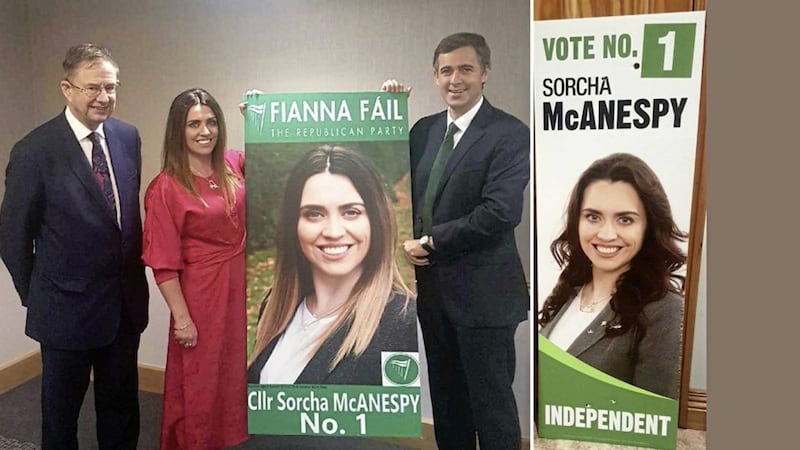 Sorcha McAnespy was unofficially unveiled last year as a Fianna Fail candidate in the north 