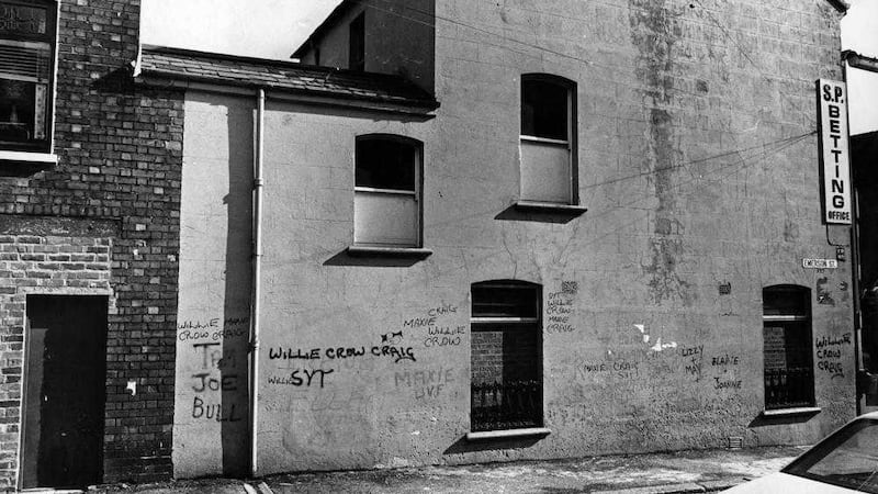 A disused doctor&#39;s surgery where Gerard McLaverty. the only man to survive the Shankill butchers, was beaten unconscious 
