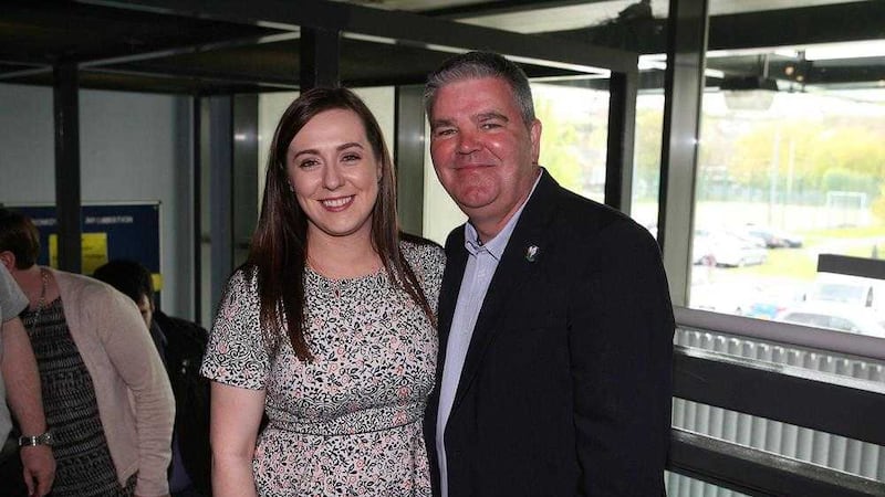 Megan Fearon and Cathal Boylan of Sinn Fein were both elected on the first count in Newry and Armagh. Picture by Mal McCann